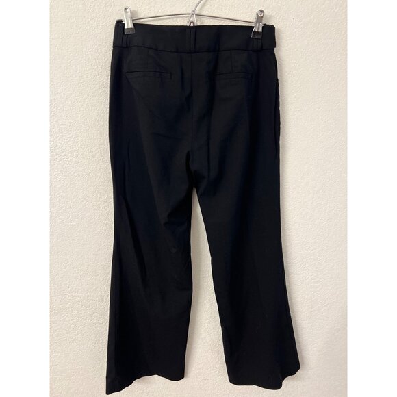 Banana Republic Jackson Fit Womens Black Stretch Pants Size 4P Italy Fabric - Picture 3 of 7
